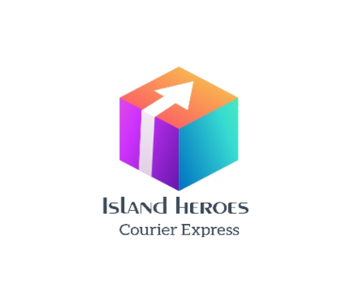 Island Heroes Courier Express Logo